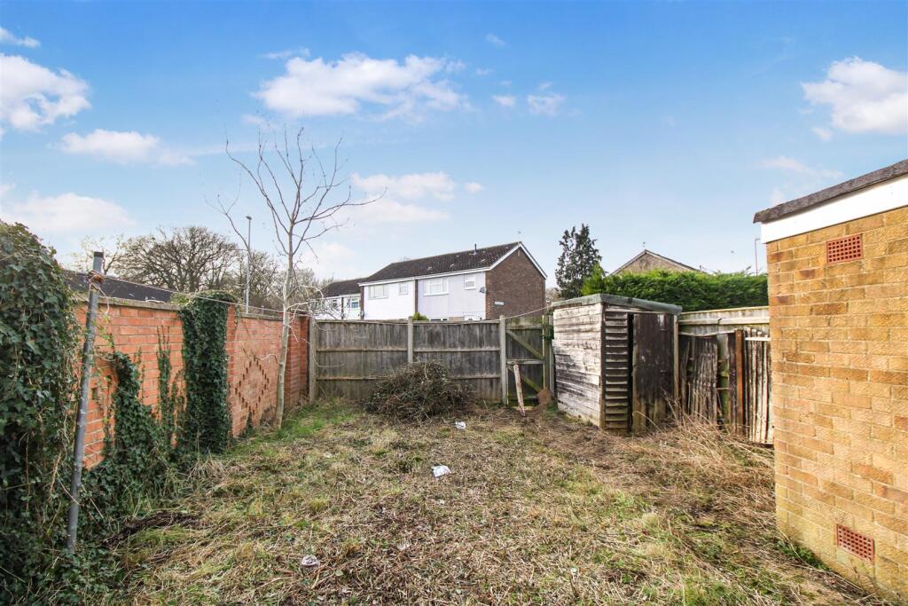 Rear garden