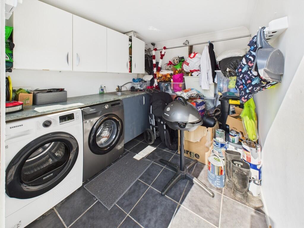 Exterior laundry ...