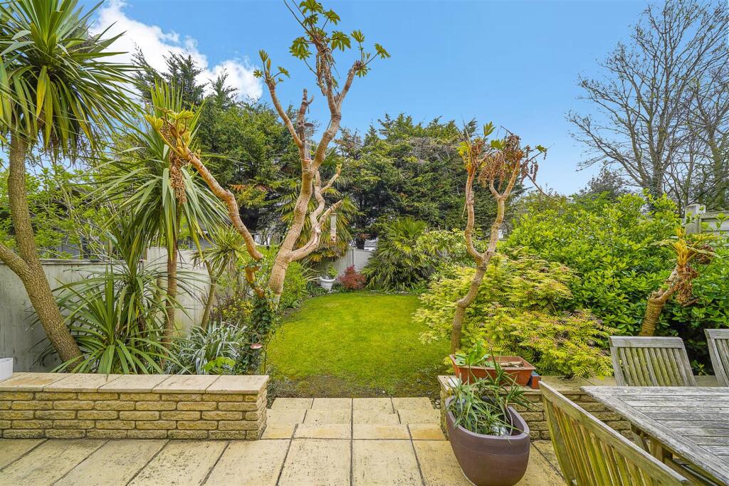 Beautiful two tiered rear garden