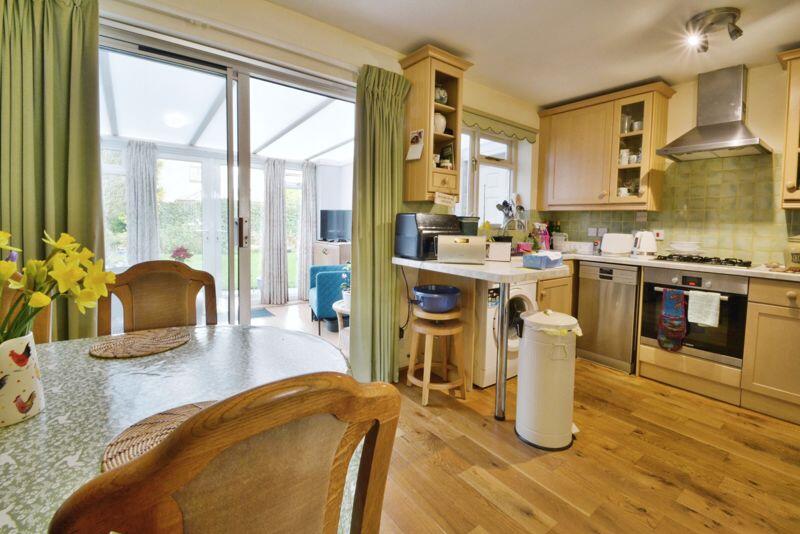Dining room and kitchen