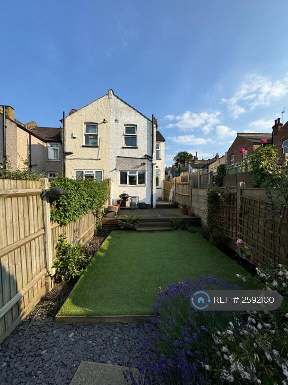Patio And Garden From The Shed