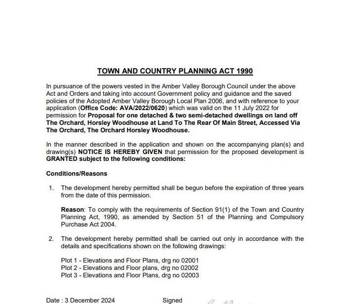 Amber Valley Notice