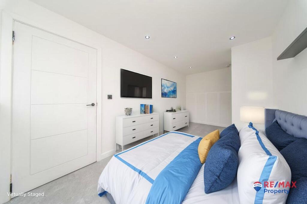 Virtually Staged Bedroom 4