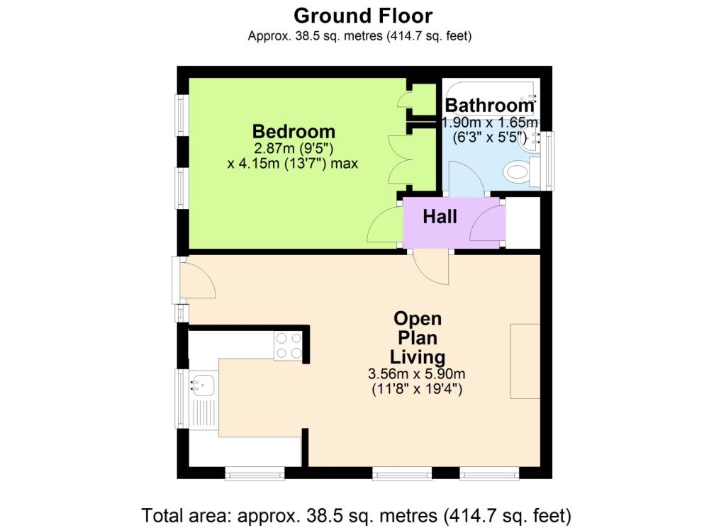 Flat 9 Westlands, 1 Elm Grove Road, Dawlish - FLOO