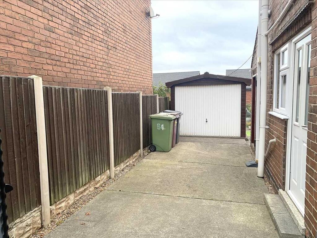 Garage and driveway