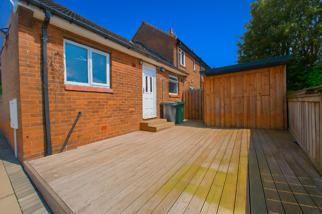 Decked area