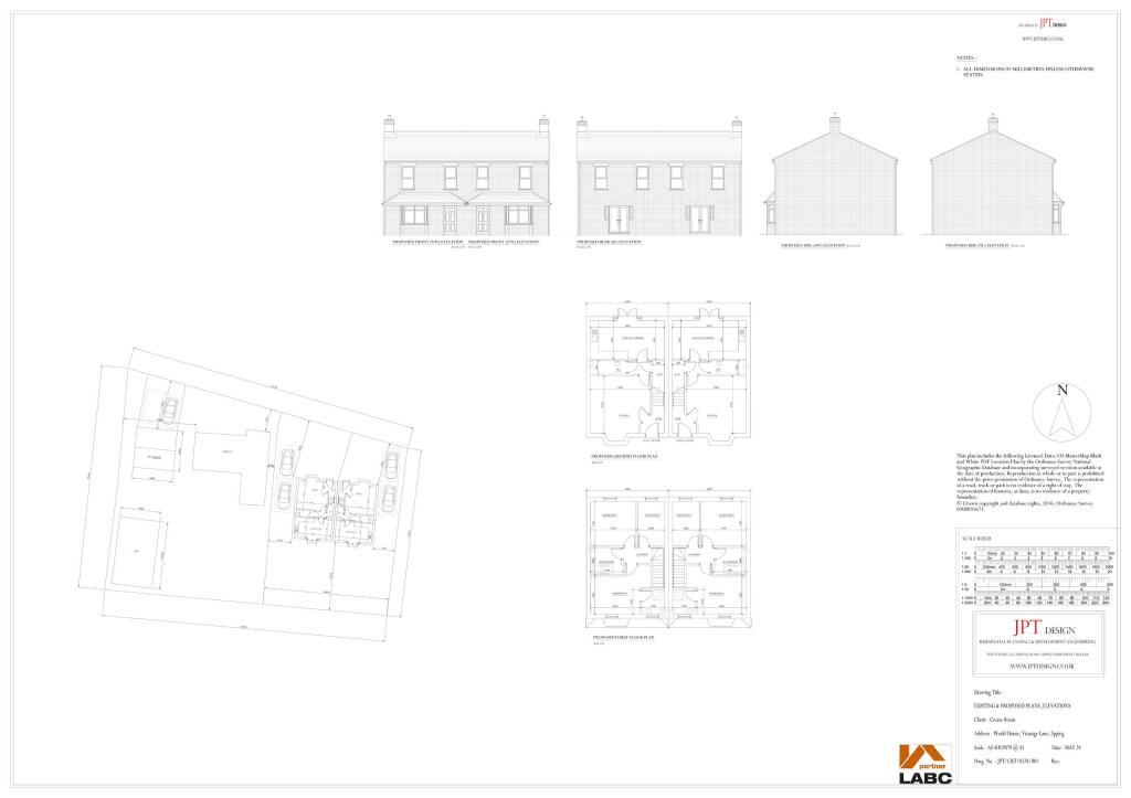 Weald House 1 - drawings