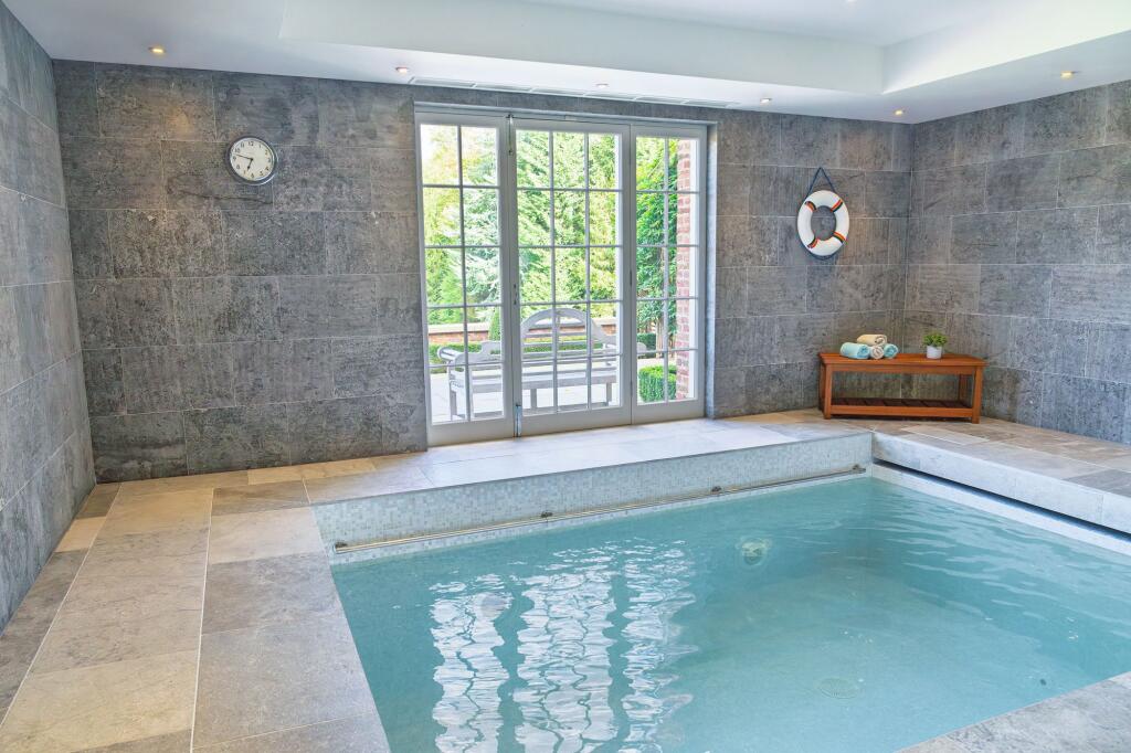 Swimming pool with terrace access