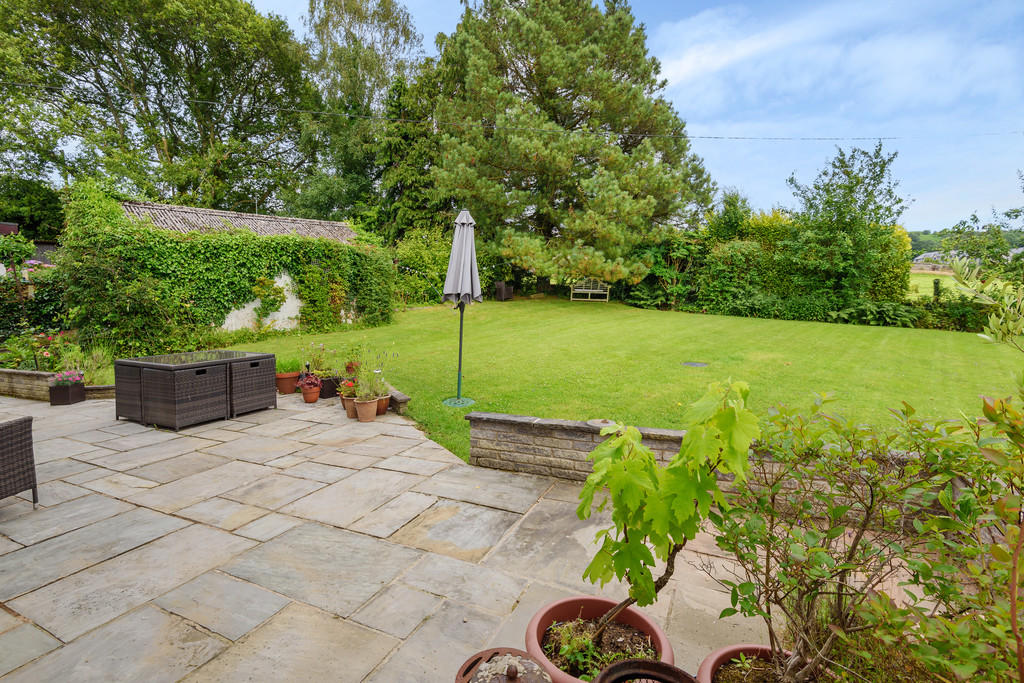 Paved sun terrace...