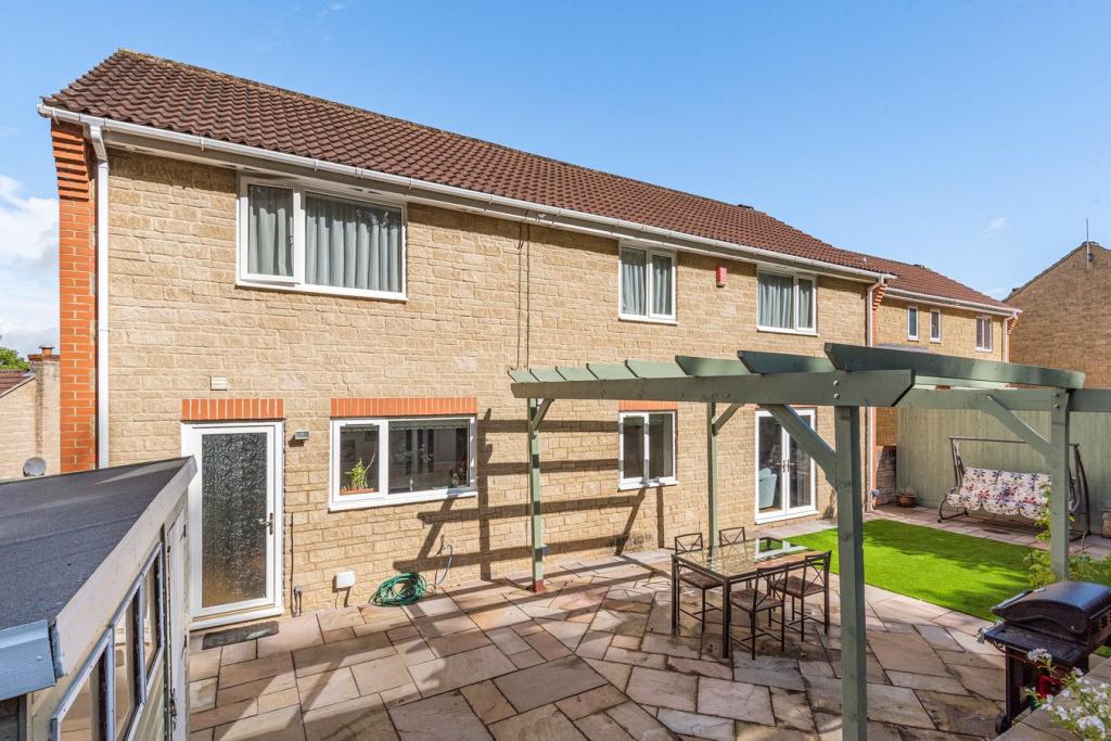 Rear of property