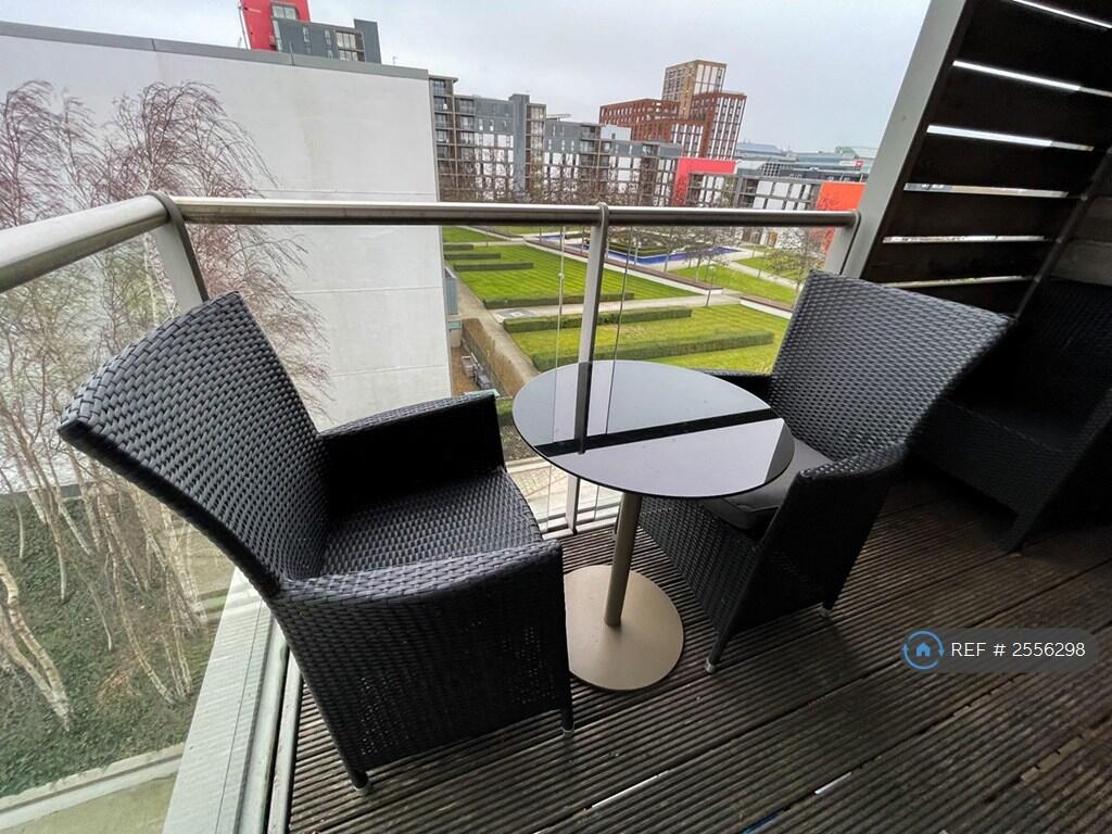 Private Balcony With Patio Set Included