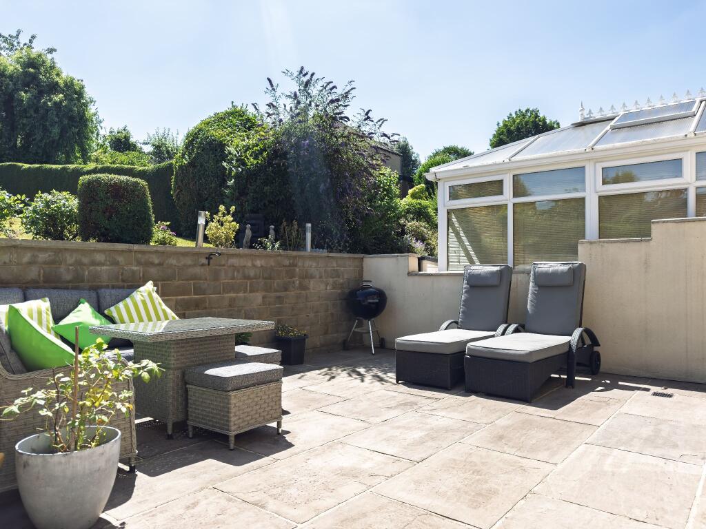 Rear patio