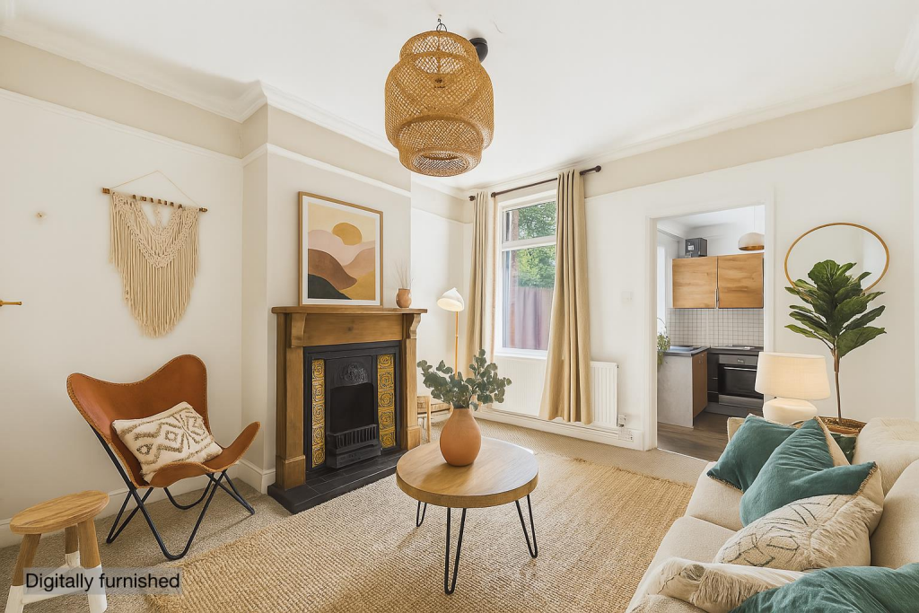 Digitally Staged Lounge