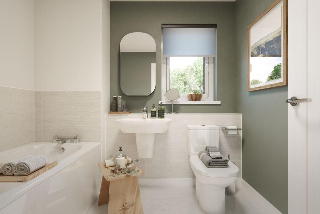 Personalise with a range of wall tiles and flooring options