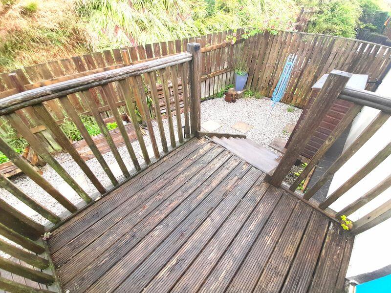 Deck leading to Garden
