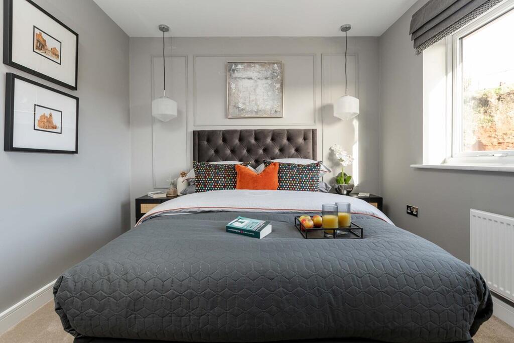 The second double bedroom is the ideal guest bedroom