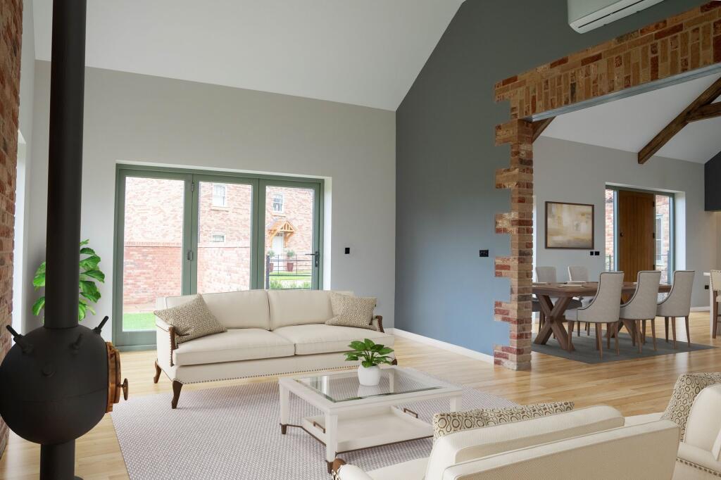 Bi-folding doors onto the garden