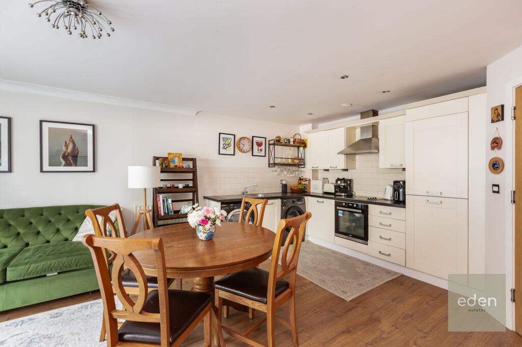 Lounge open plan to Kitchen