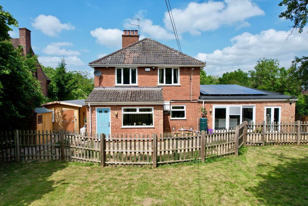 Rear of house and solar panels