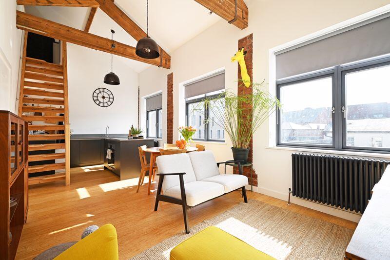 Open plan living area
