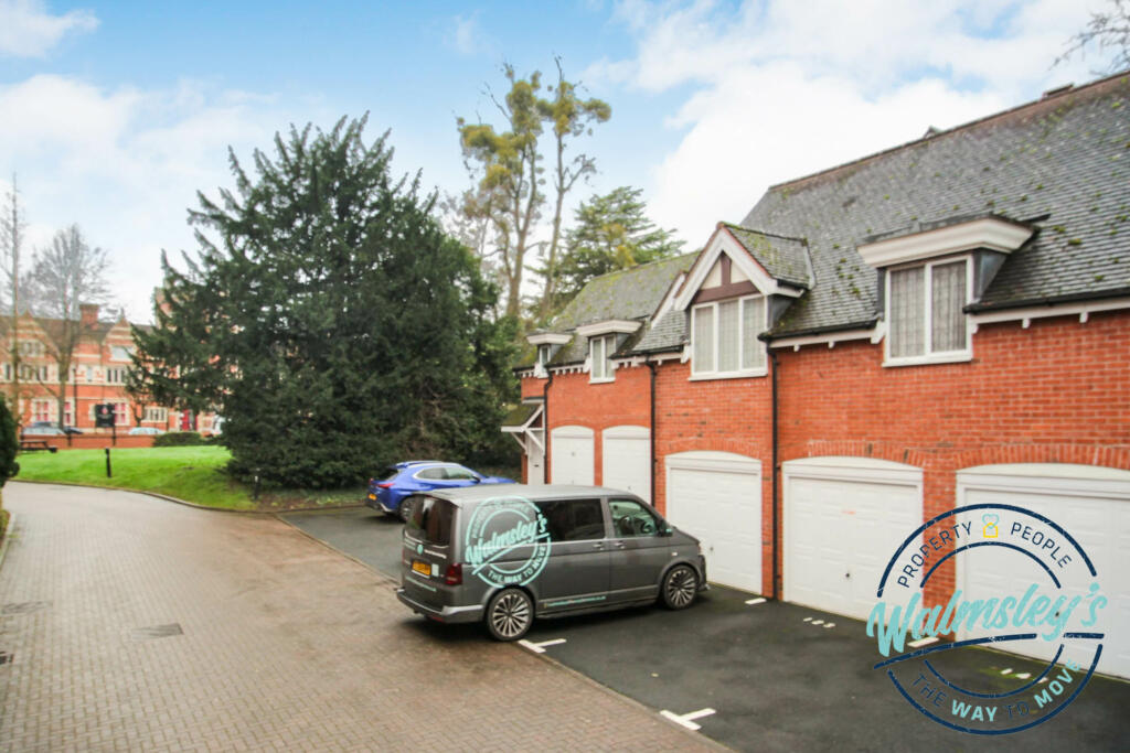 Garage with parking ahead