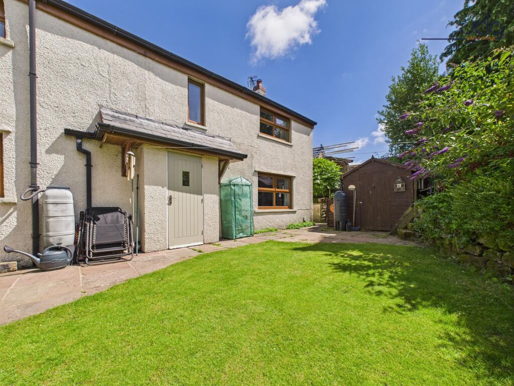 Rear of the property