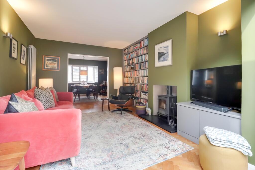 Living room through to dining room