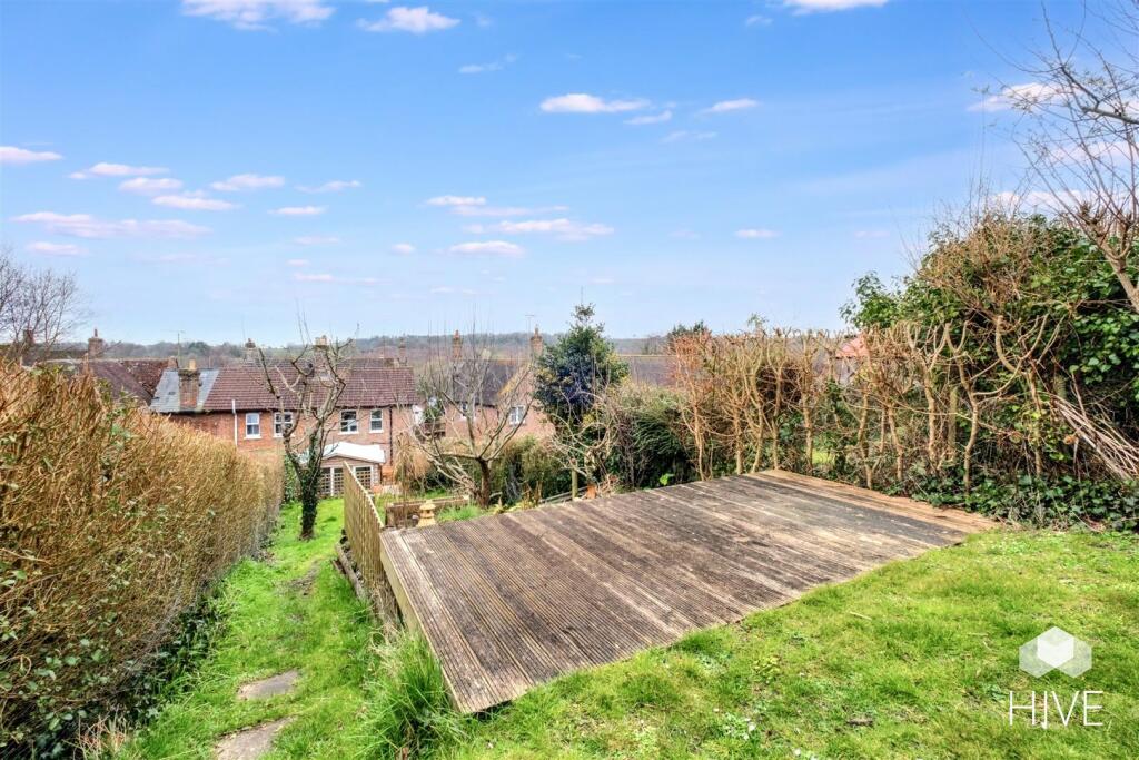 Upper terrace with far reaching views
