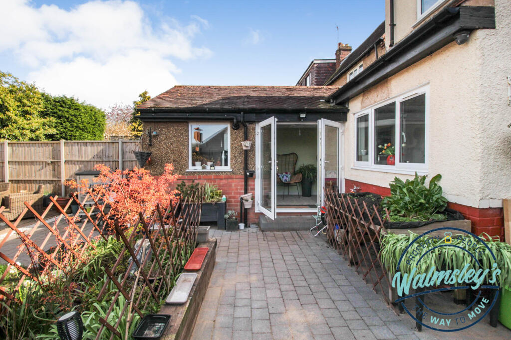 Rear extension with French doors