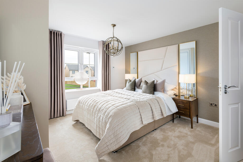 main bedroom in 4 bedroom home