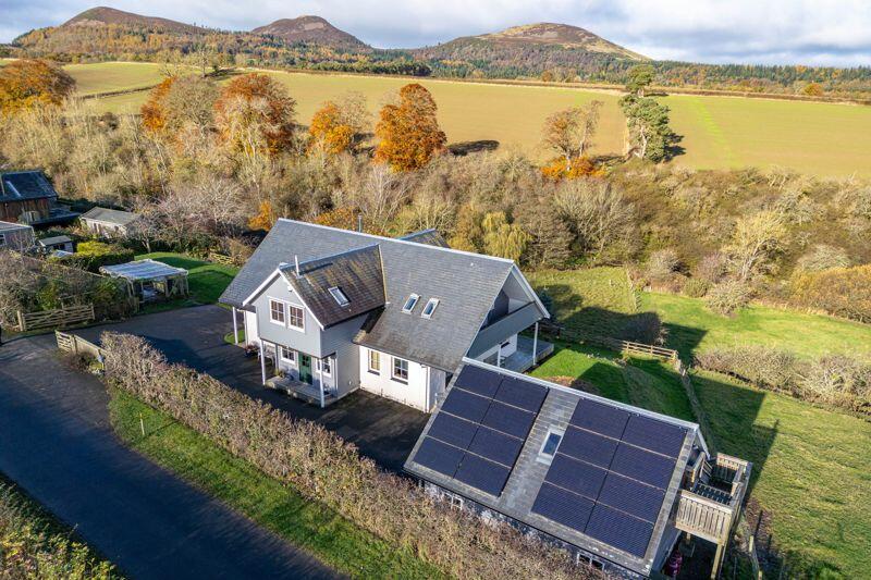 Aerial Shot &amp; Eildon Hills