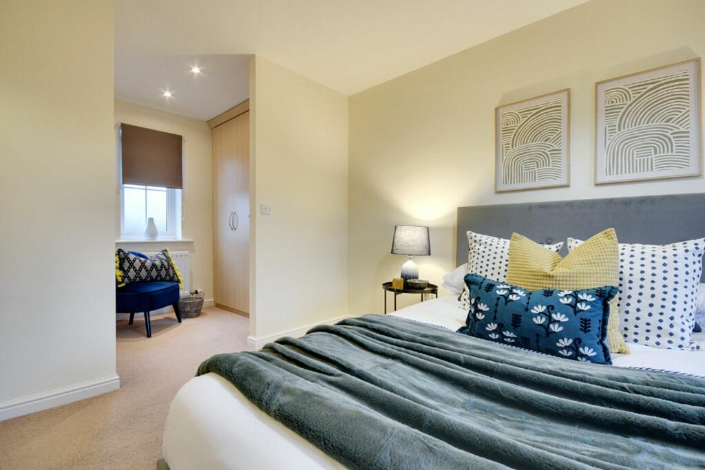 Master Bedroom through to Dressing Room