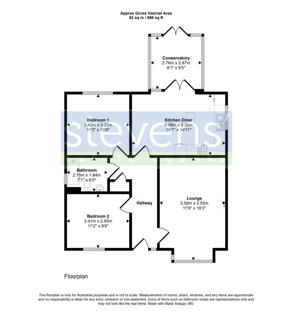 9 Alder View floorplan
