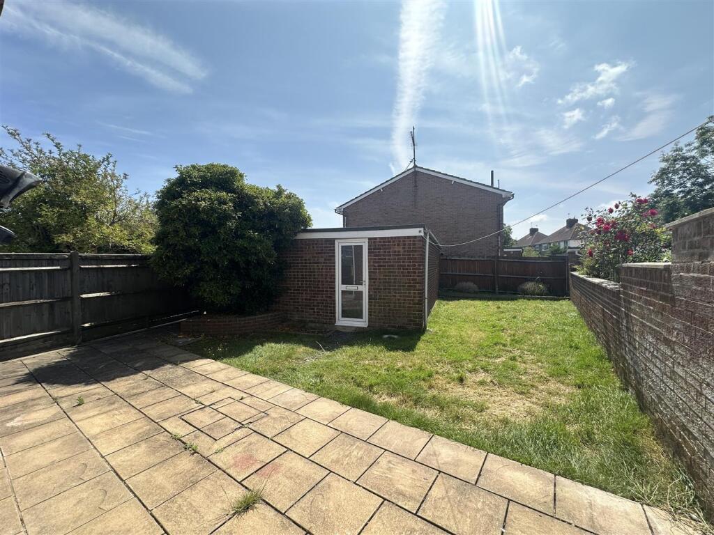 Rear of the property