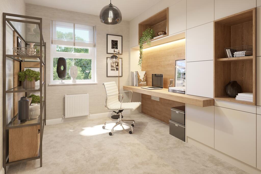 Home office in a Portmore