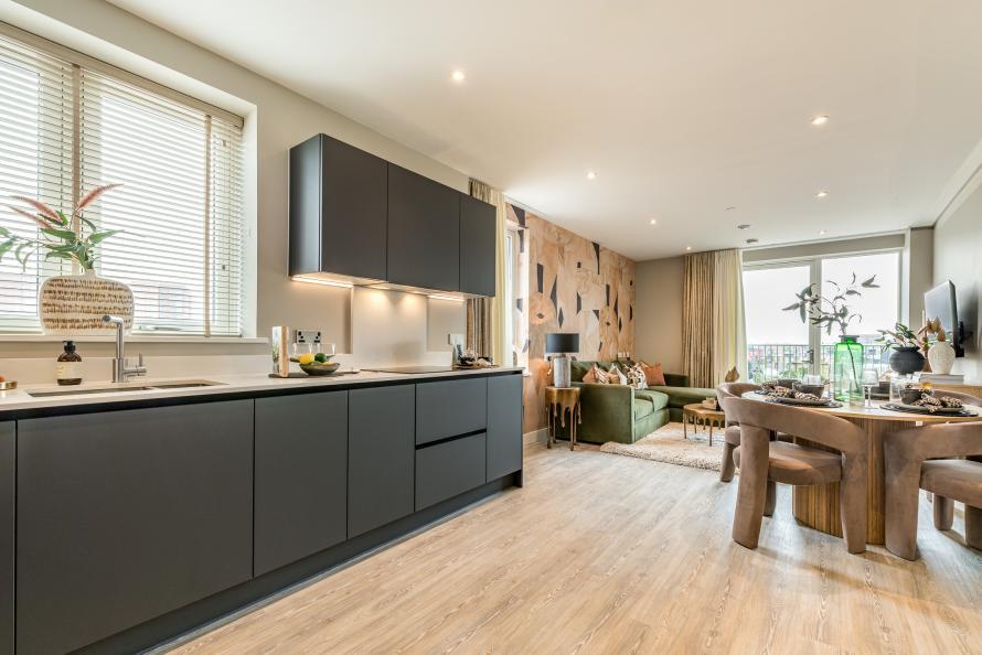 Kitchen living and dining