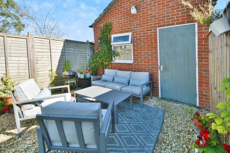 Garden seating area