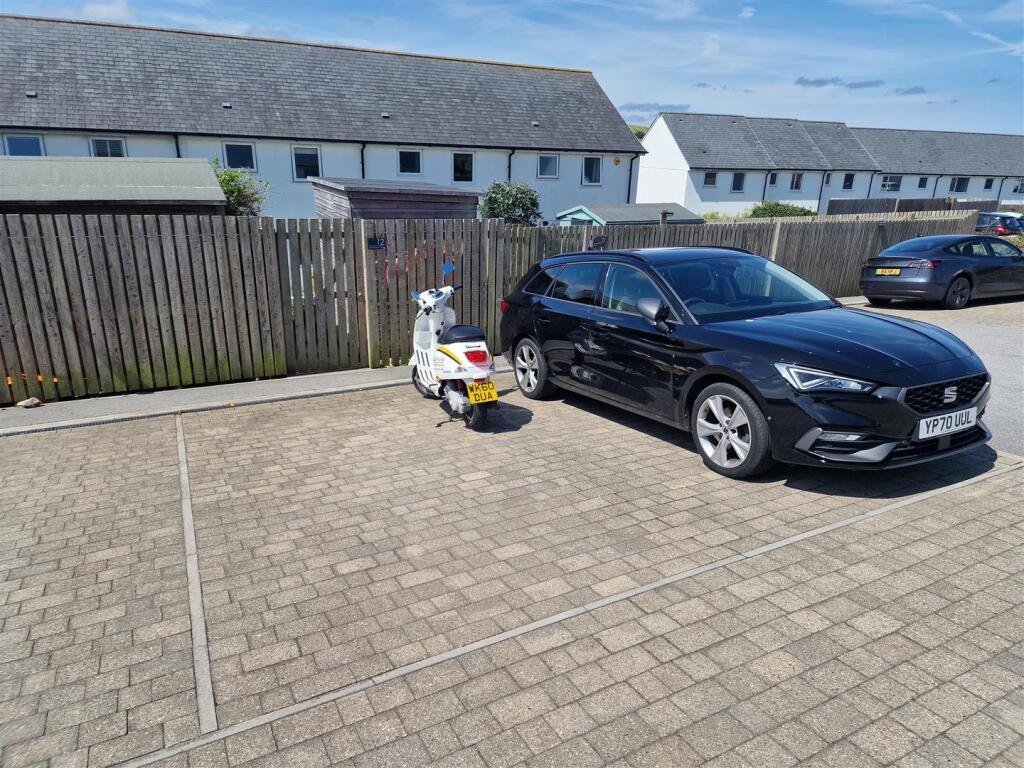 Parking spaces.