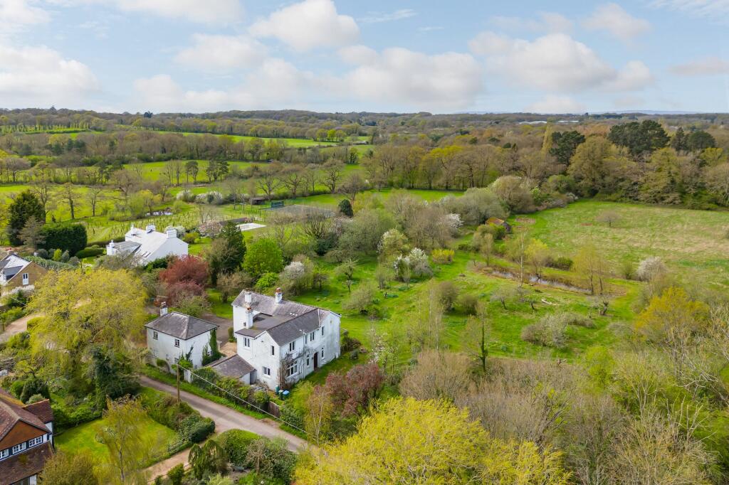 Overlooking the 5 acre plot