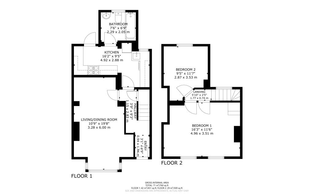 15 Peabody Estate, Lordship Lane, Tottenham, London, N17 7QJ