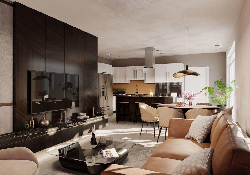 Open plan livi...