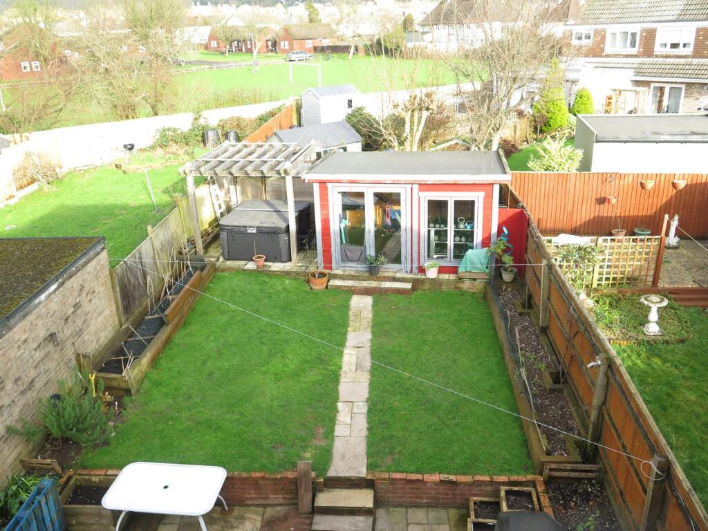 View from second floor window