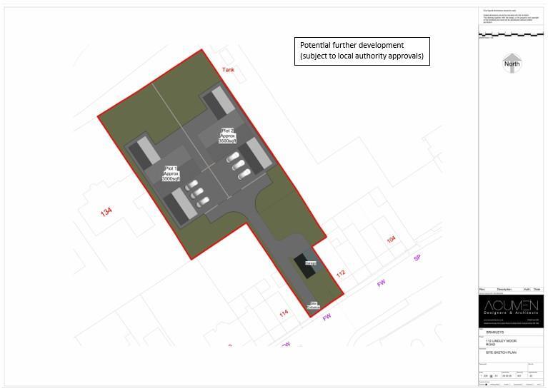 1000 ACU SK01 112 Lindley Moor Road Site Sketch Pl