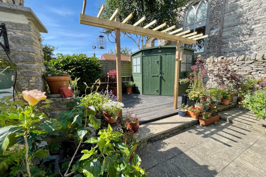 South facing rear garden