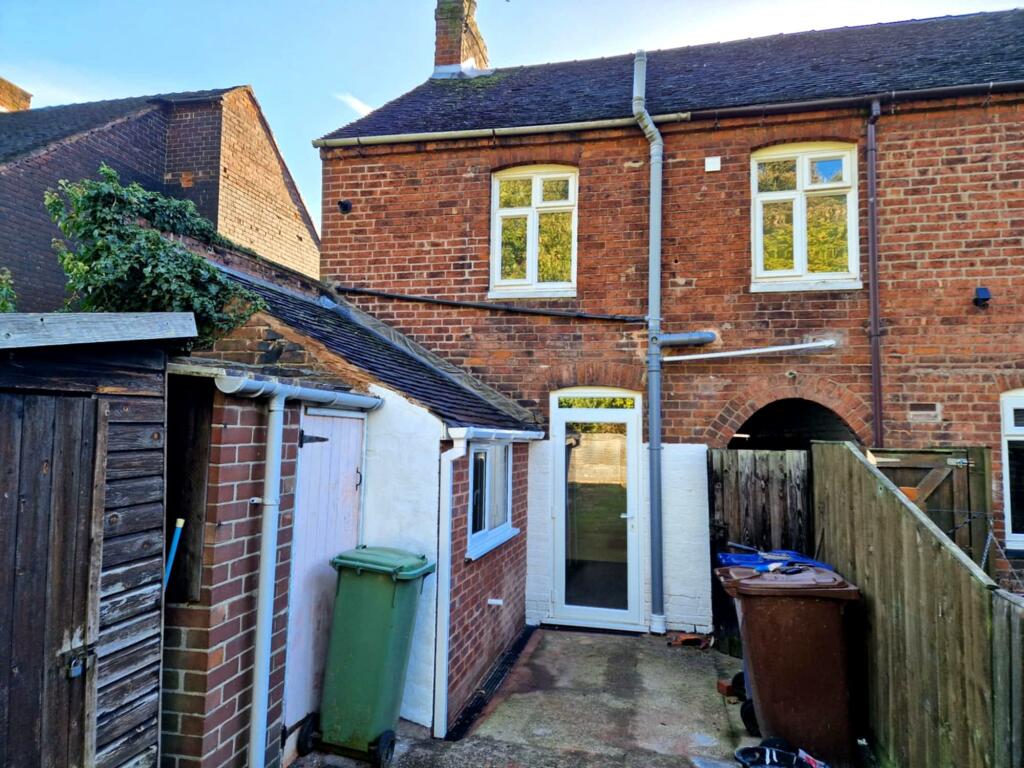 Rear of property