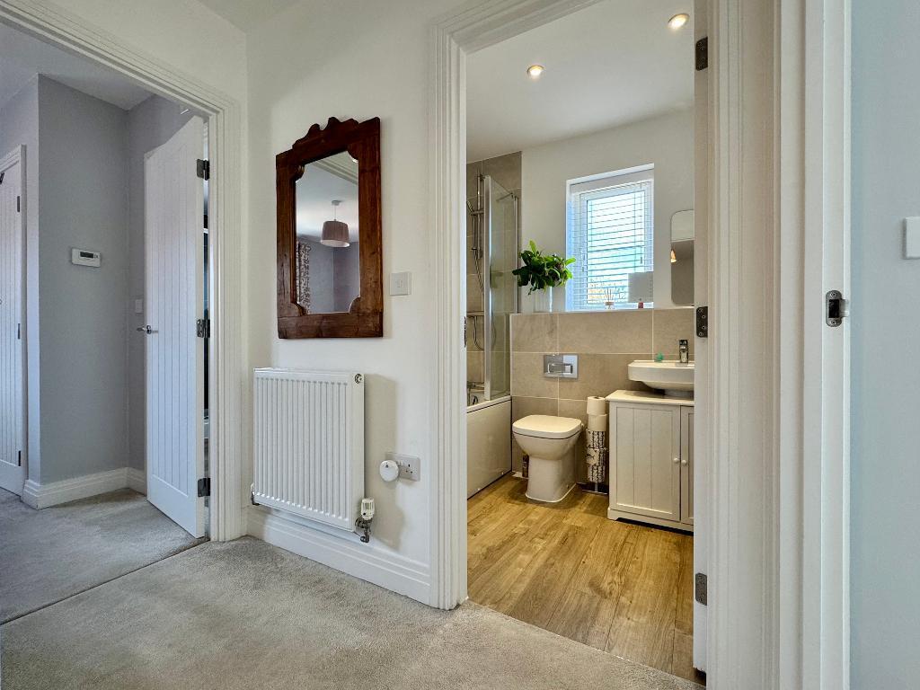 Landing, family bathroom &amp; Bed 1