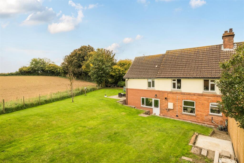 Rear of the property