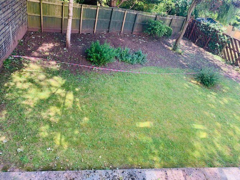 Rear garden from juliette balcony