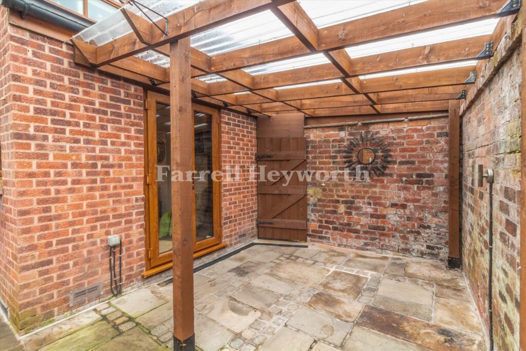 Rear covered seating