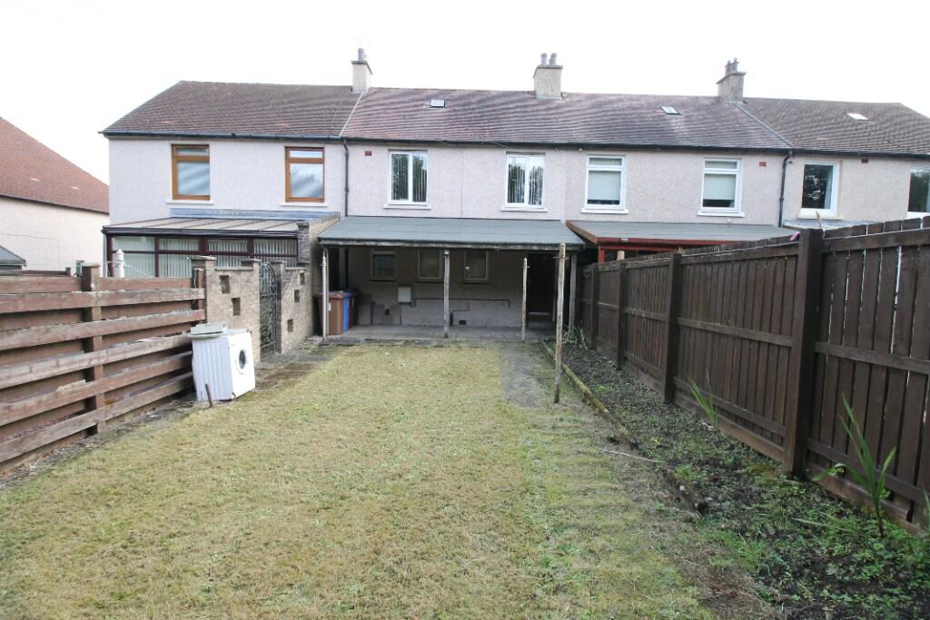 Rear of property